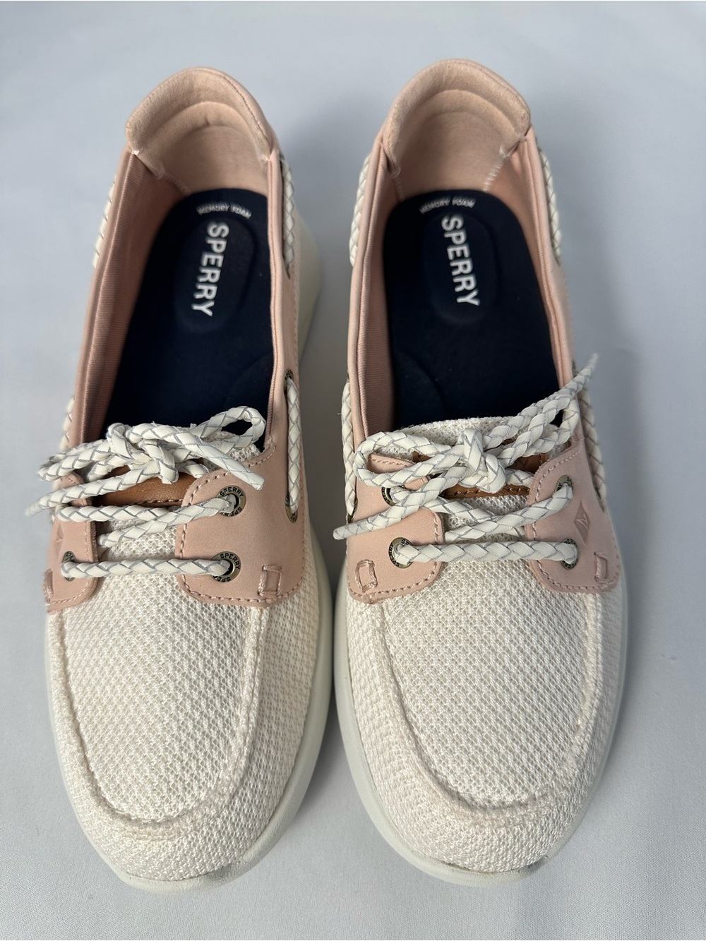 Sperry Fish Lite Boat Shoe Rose  Memory Foam Women’s 8.5